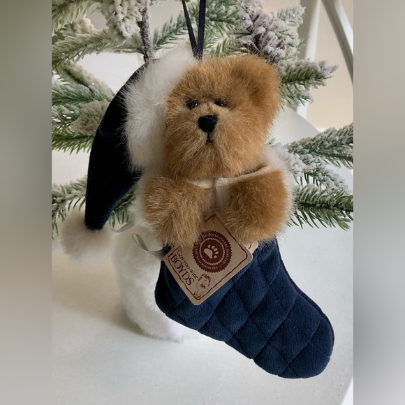 Gen-yoo-wine BOYDS “Jingle S. Stuffins” Bear - Picture 7 of 9
